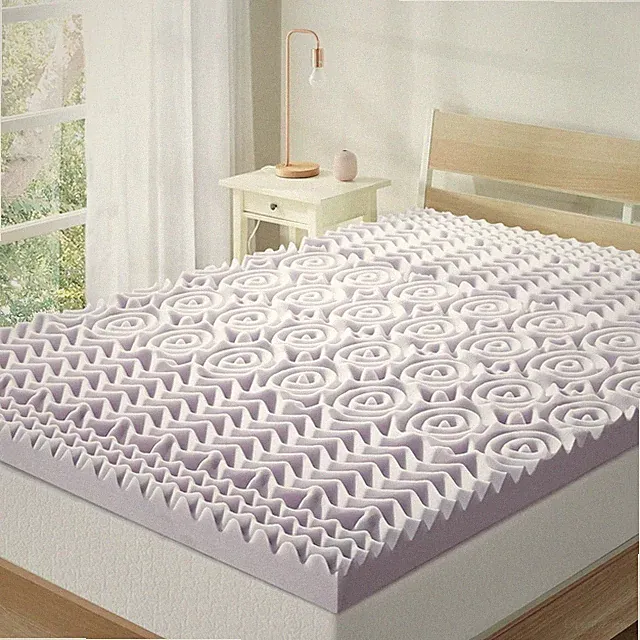 Mellow Queen Memory Foam Mattress Topper, Soothing Lavender #1904S R9
