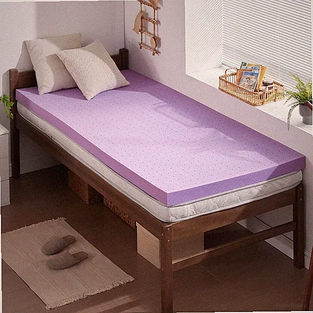 SINWEEK 2 Inch Gel Memory Foam Mattress Topper Ventilated Soft Pressure Relieve